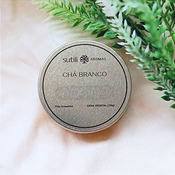Chá Branco - 20gr - Vela Aromática