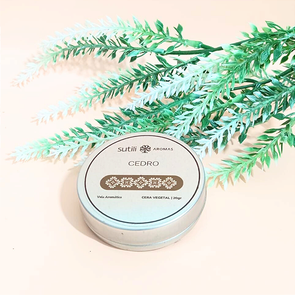 Cedro - 20gr - Vela Aromática