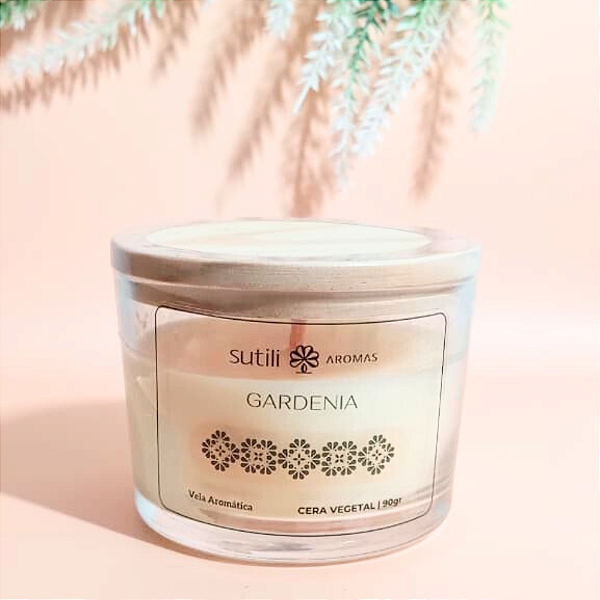 Gardenia - 90gr - Vela Aromática