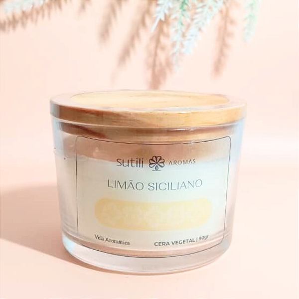 Limão Sicliano - 90gr - Vela Aromática