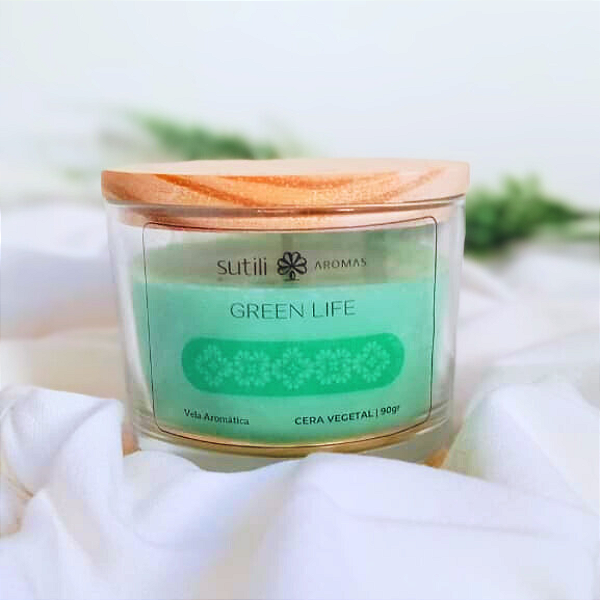 Green Life - 90gr - Vela Aromática