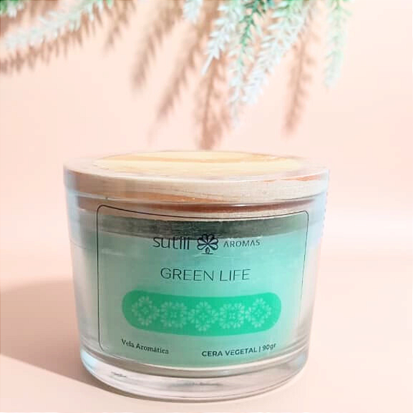 Green Life - 90gr - Vela Aromática