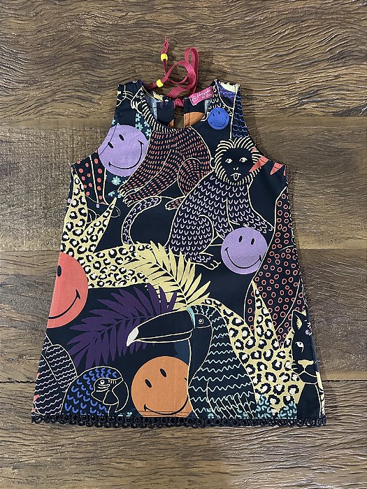 Vestido Infantil Smile em Algodão