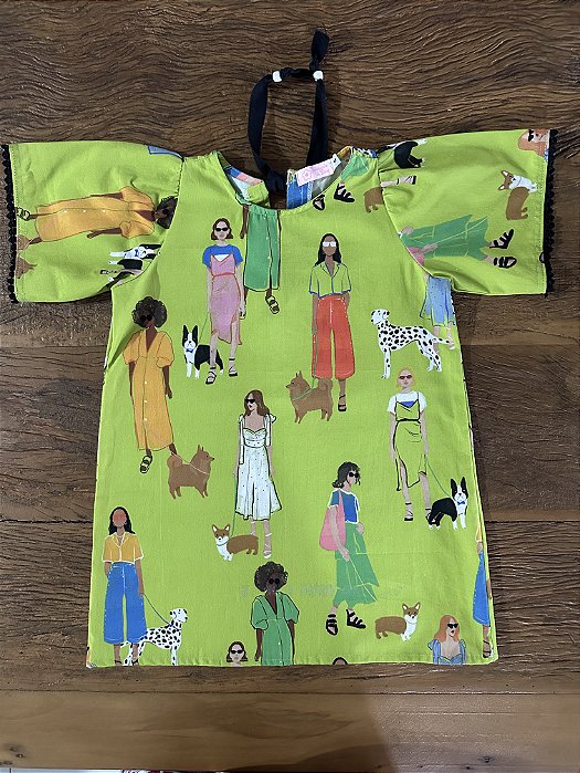 Vestido Infantil Passeio em Algodão