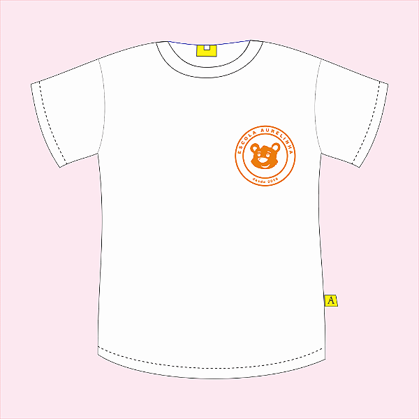 AURELINHA CAMISETA MANGA CURTA BRANCA