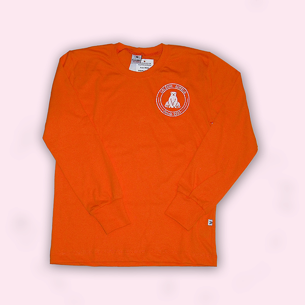 AURÉLIA CAMISETA MANGA LONGA LARANJA