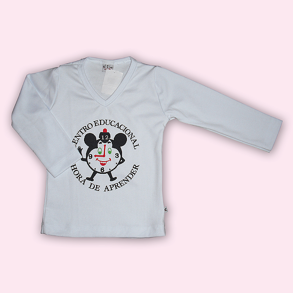 CEHA BABY-LOOK CANELADA MANGA LONGA