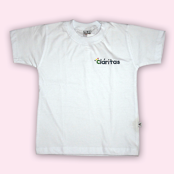 CLÁRITAS CAMISETA MANGA CURTA BRANCA