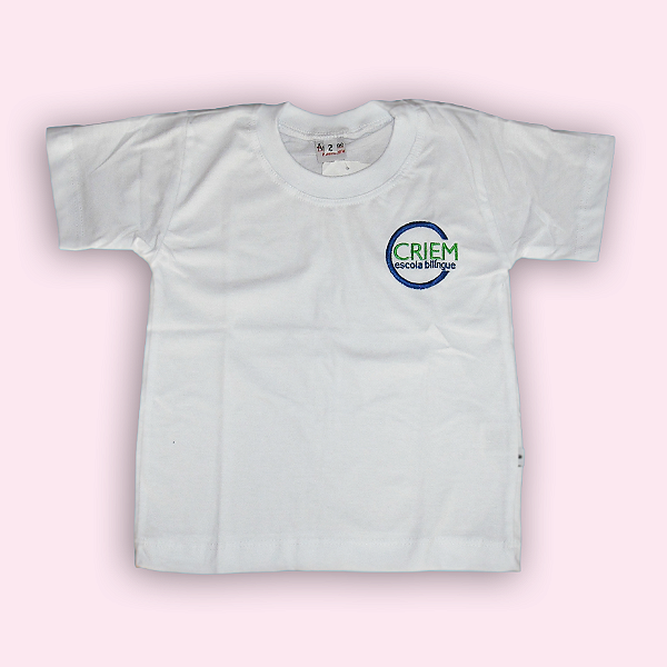 CRIEM CAMISETA MANGA CURTA BRANCA