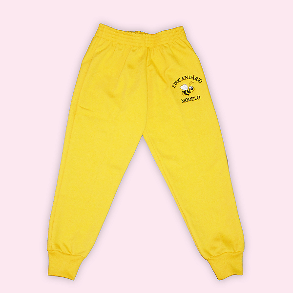 EDUCANDÁRIO CALÇA MOLETON AMARELA