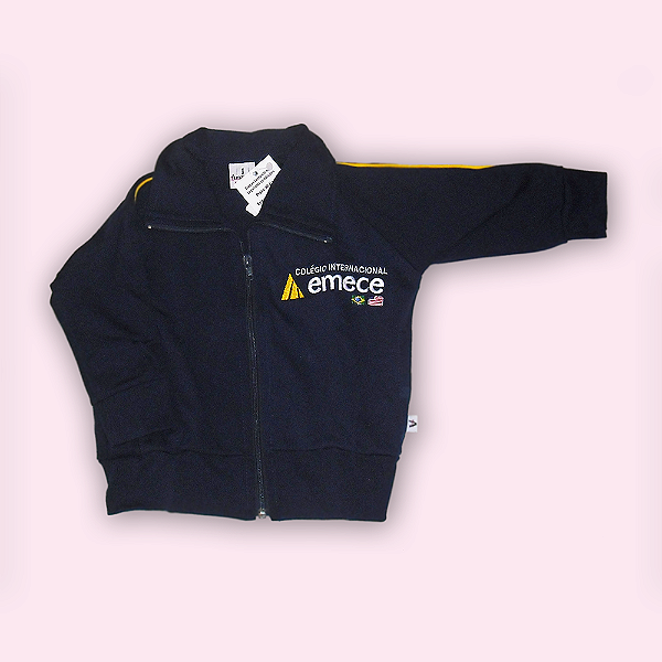 EMECE BLUSÃO HELANCA FRISO AMARELO