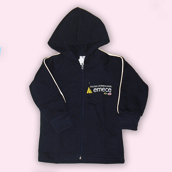 EMECE BLUSÃO MOLETON ABERTO (FRISO BRANCO)