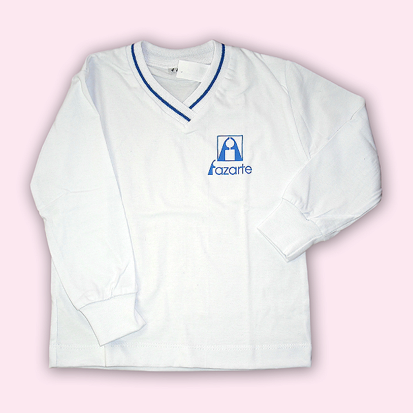 FAZARTE CAMISETA MANGA LONGA BRANCA