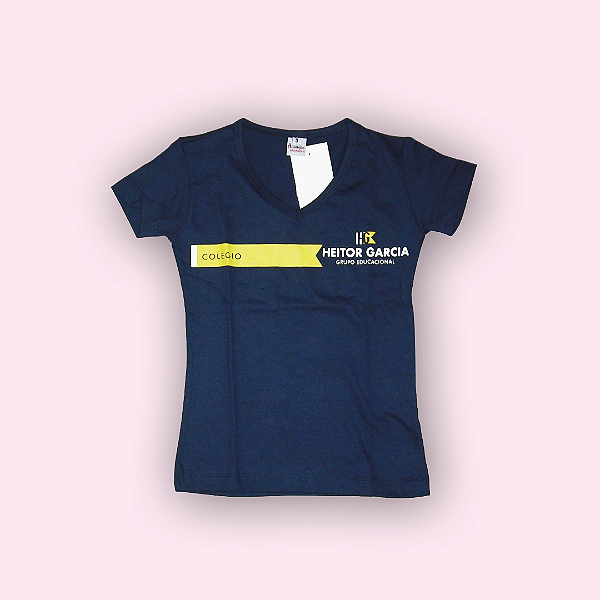 HEITOR GARCIA BABY-LOOK AZUL-MARINHO