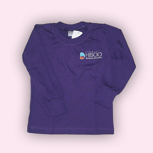 HIBOO CAMISETA MANGA LONGA ROXA