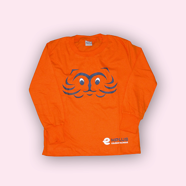 HPLUS CAMISETA M LONGA LARANJA ENS INFANTIL
