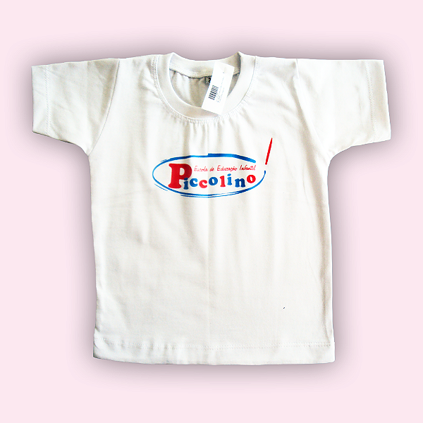 PICCOLINO CAMISETA MANGA CURTA BRANCA