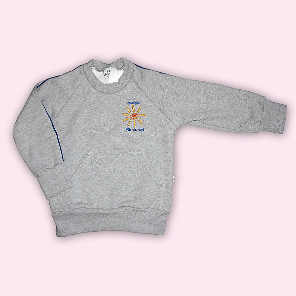 POR DO SOL BLUSÃO MOLETON FECHADO