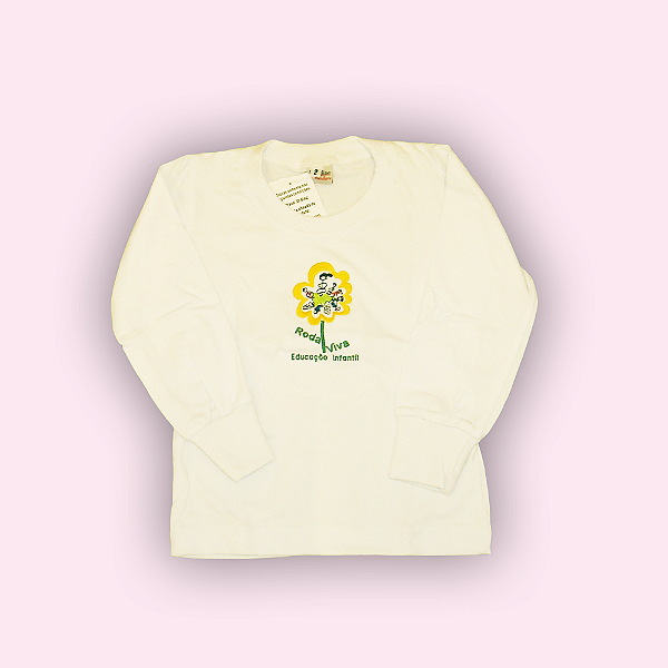 RODA VIVA CAMISETA MANGA LONGA BRANCA