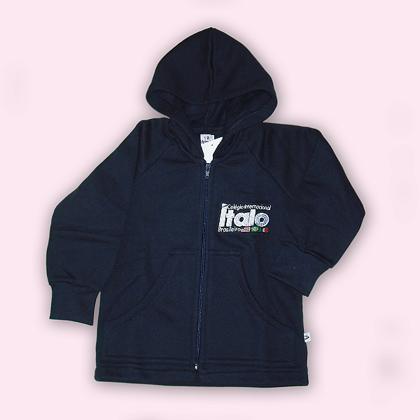 ÍTALO BLUSÃO MOLETON ABERTO AZUL