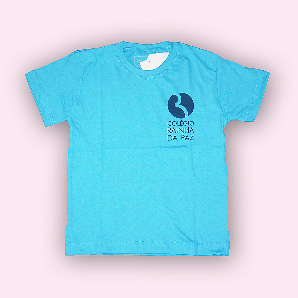 RAINHA CAMISETA MANGA CURTA AZUL
