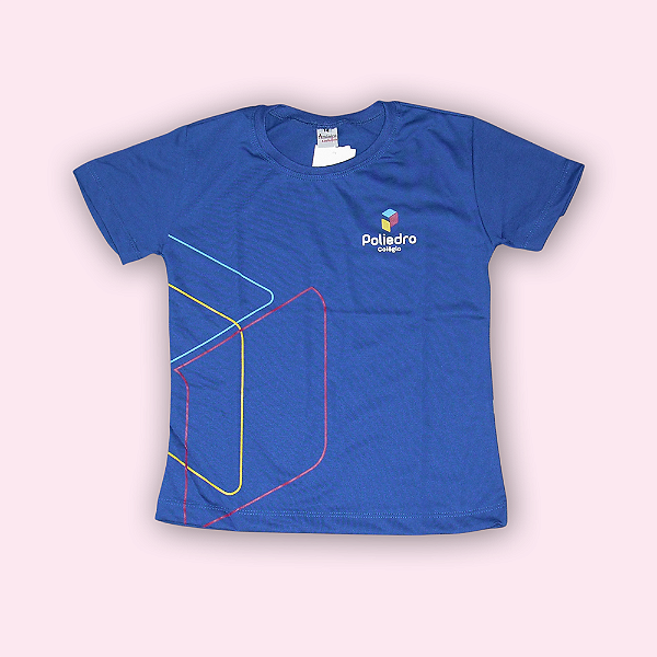 POLIEDRO BABY LOOK AZUL