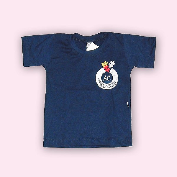 APOIO CAMISETA MANGA CURTA AZUL MARINHO