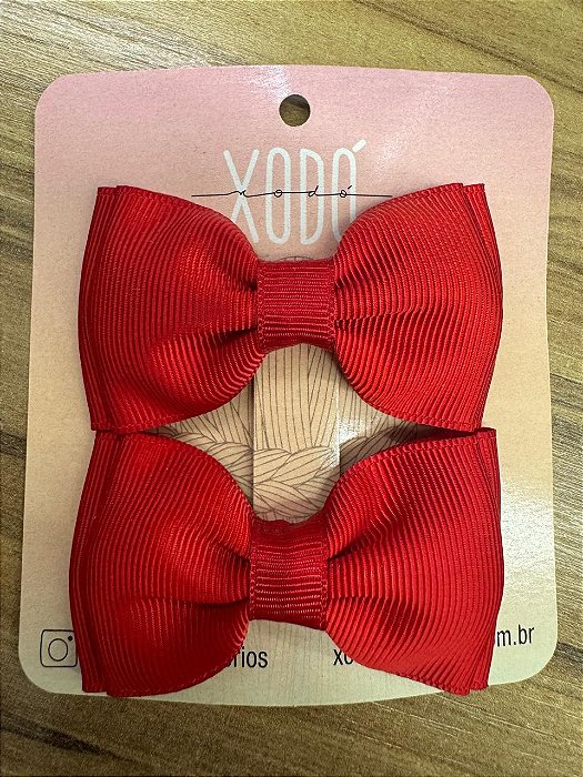 LAÇO DUPLO VERMELHO