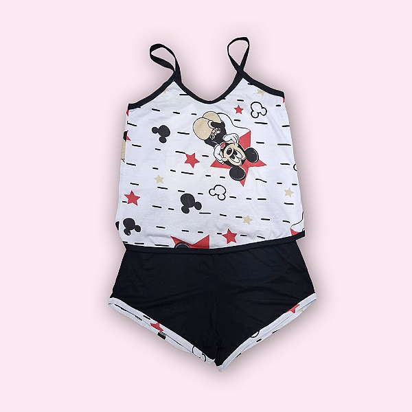 PIJAMA REGATA ALCINHA - MICKEY