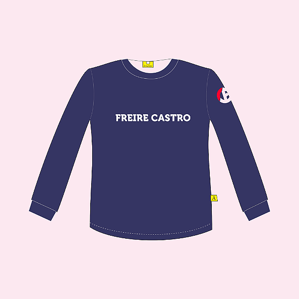 FREIRE CASTRO CAMISETA MANGA LONGA AZUL