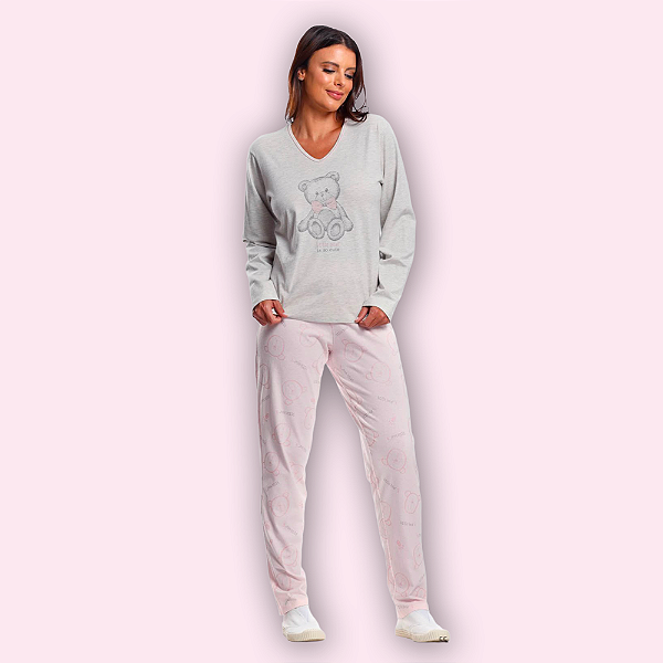 PIJAMA LONGO FEMININO - BEAR