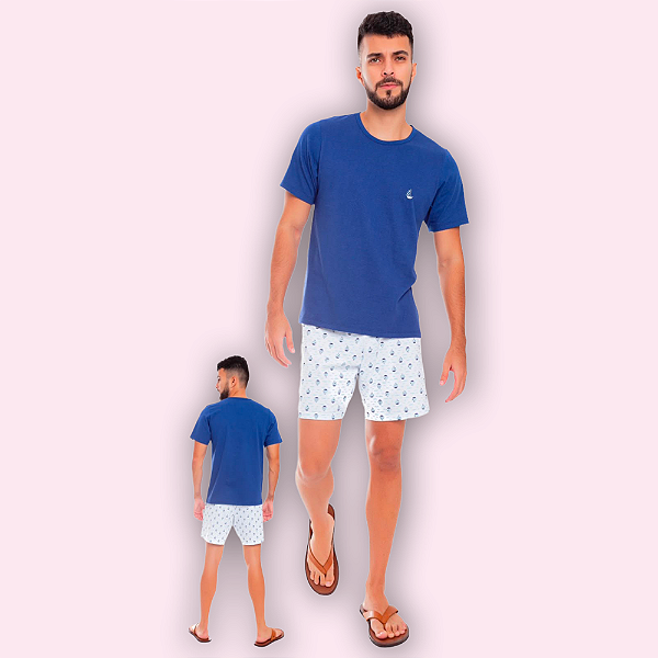PIJAMA CURTO MASCULINO - VELEIRO