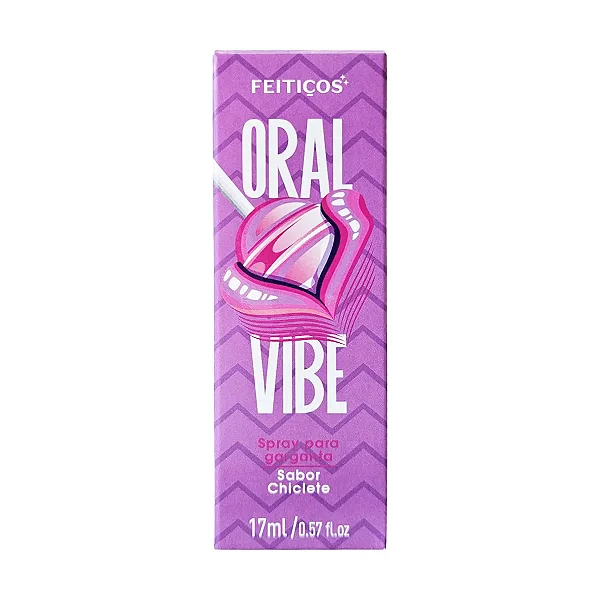 Oral Vibe Chiclete Spray para Garganta Profunda