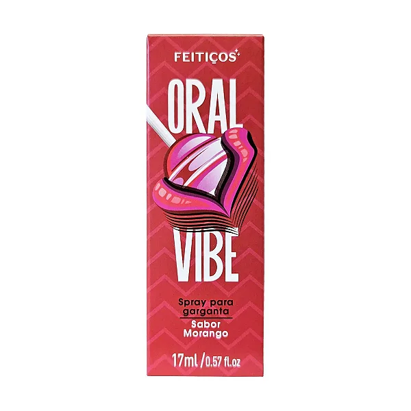 Oral Vibe Morango Spray para Garganta Profunda