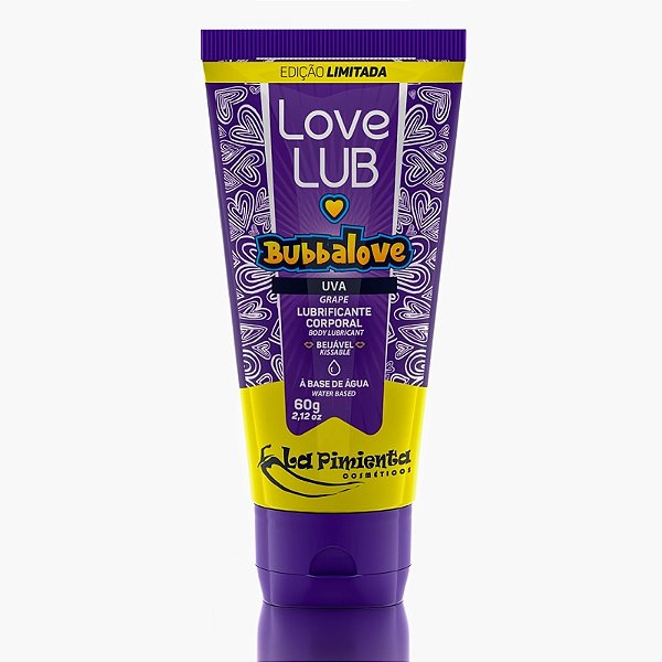 Bubbalove Uva - EDIÇÃO LIMITADA Love Lub 60g