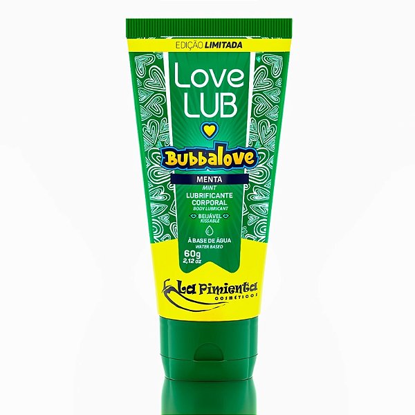 Bubbalove Menta- EDIÇÃO LIMITADA Love Lub 60g