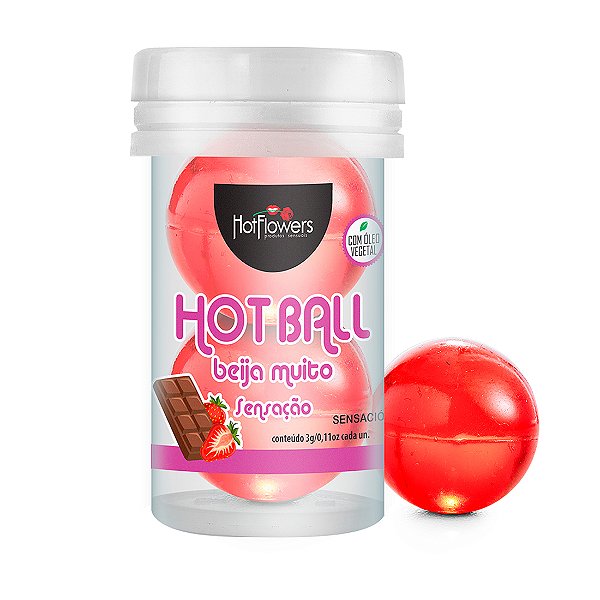 Hot Ball Beija Muito Sensação c/ 2 unidades