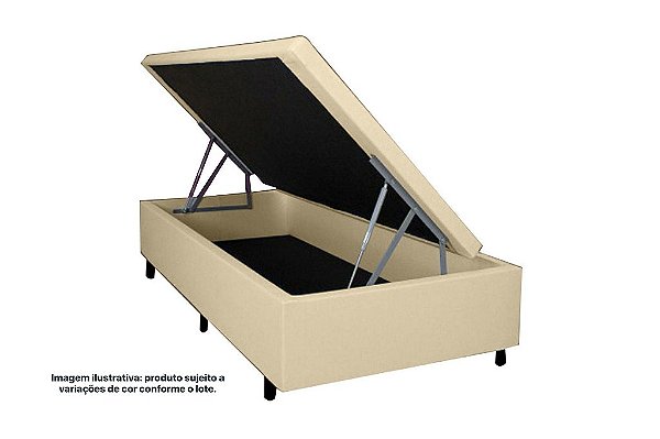 BOX BAU SIMPLES 30CM SOLT LINHO BEGE - ALTO NIVEL