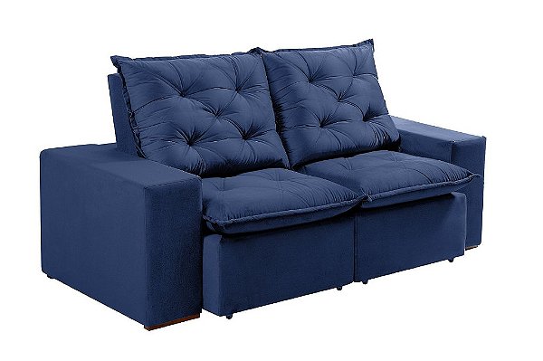 SOFA RETR MANAUS 180 VEL AZUL/800 - EVIDENCE