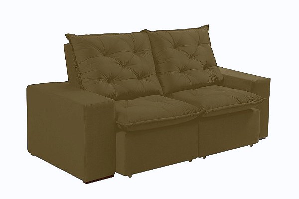 SOFA RETR MANAUS 180 VEL MARROM/815 - EVIDENCE