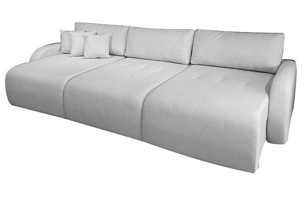 SOFA RETR OSASCO S/CX 300CM LINHO CINZA/015 - FERONI