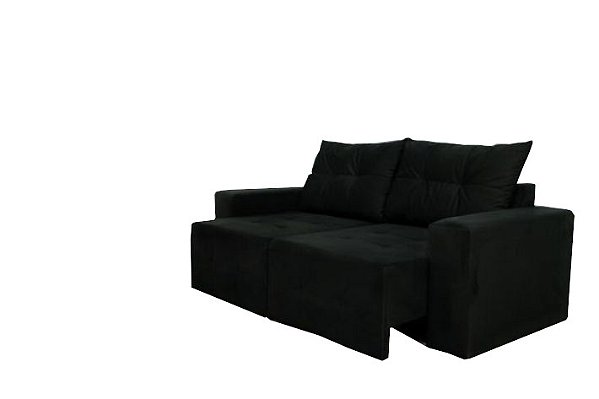 SOFA RETRATIL HAWAII 1,85m - PRETO