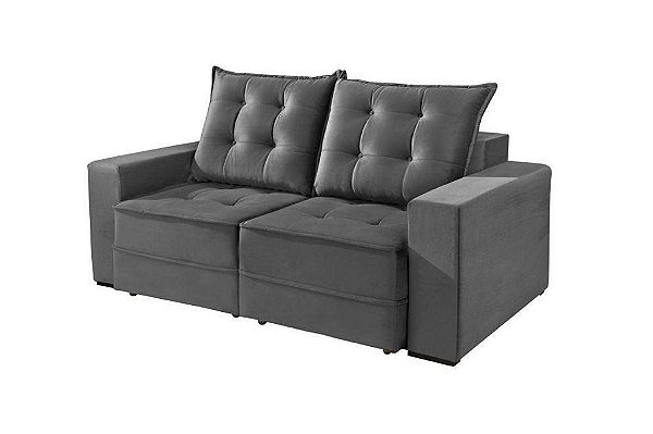 SOFA RECLINAVEL BARI 1.80 - CINZA/814