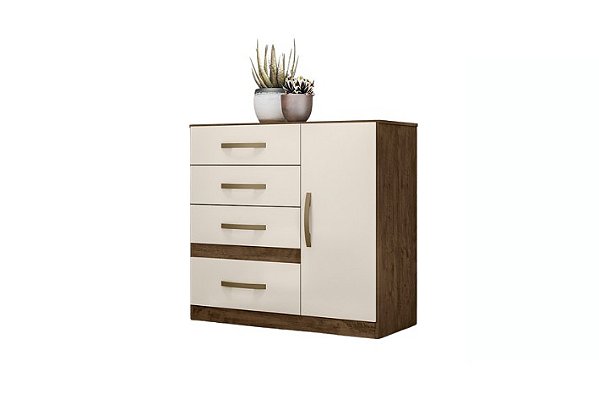 COMODA VENUS 4GAV C/SAPATEIRA - CAST/BAU - MOVAL