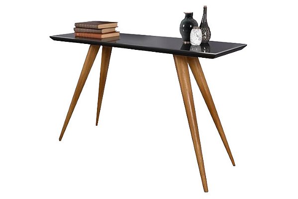 APARADOR ANA 120X40 PRETO - MINASPLAC