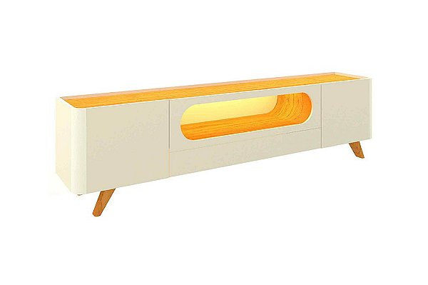 BANCADA NOBRE LED 2.12 NATURE/OFF - GELIUS