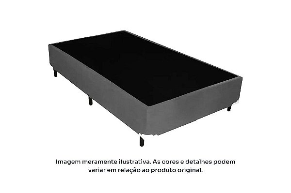 BOX/BASE *88X30 SUEDE CINZA - ECOTEC