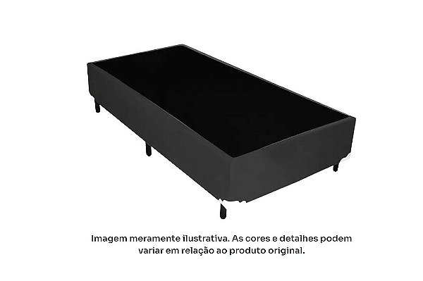 BOX/BASE *88X30 SUEDE PRETO - ECOTEC