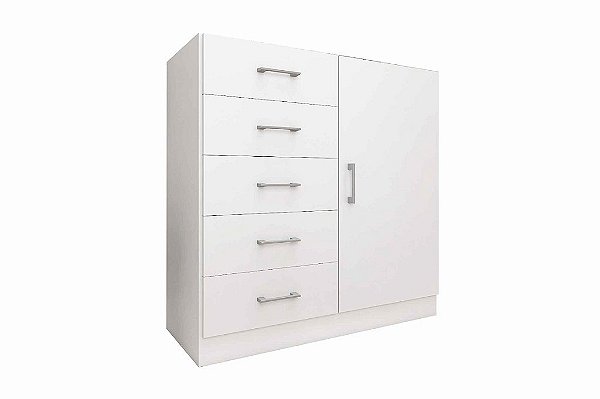 COMODA CQ.6510 MIAMI 5GV 1PT BRANCA - FELLICCI