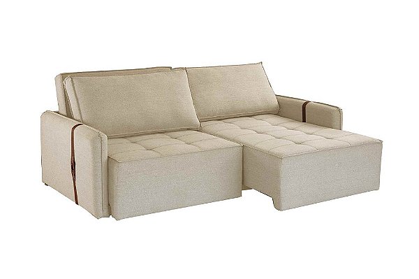 SOFA RETR SF.5890 MARAGOGI/10 LINHO BEGE 306/B HR - LUXURY